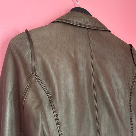 Danier Real Leather Jacket Brown - Picture 10 of 11